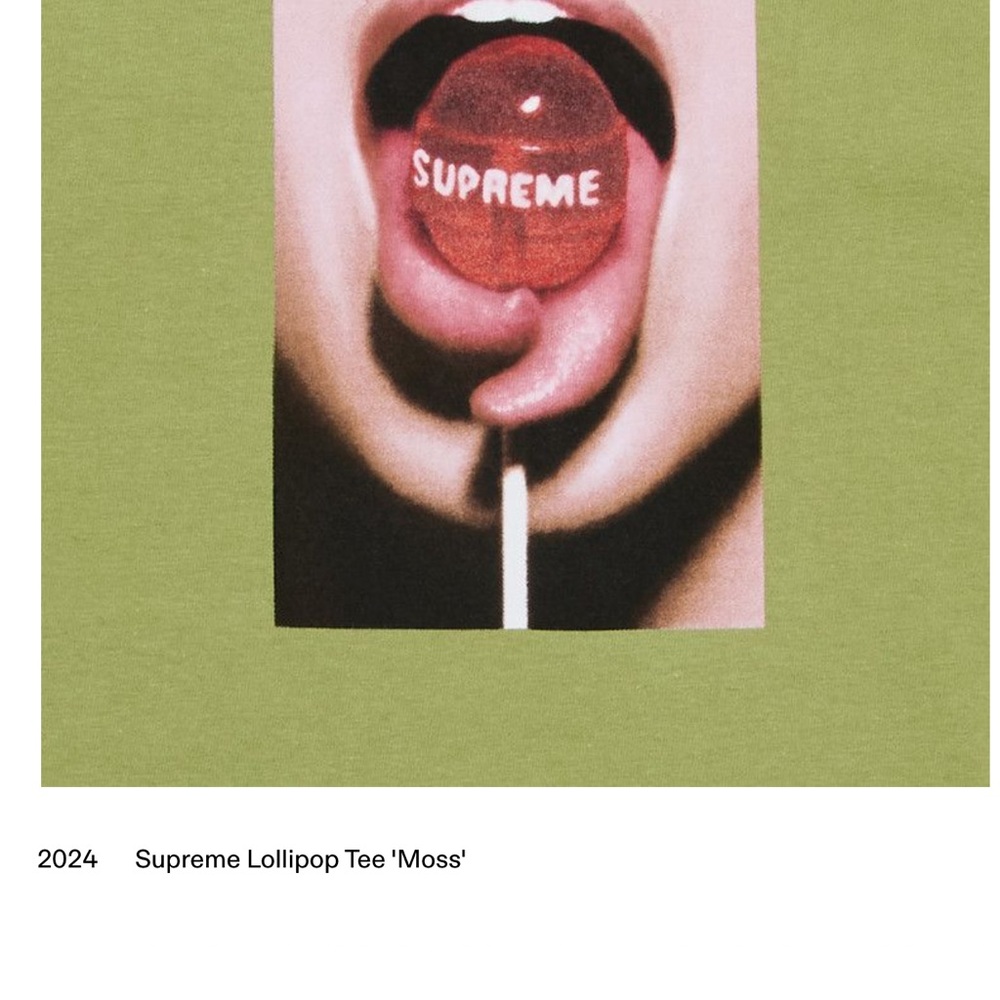 Supreme Green Graphic Tee - Picture 3 of 5